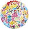 A Cute Princess Glossy Film Sticker Set: 50 Sheets for Backpack & Thermos Decoration
