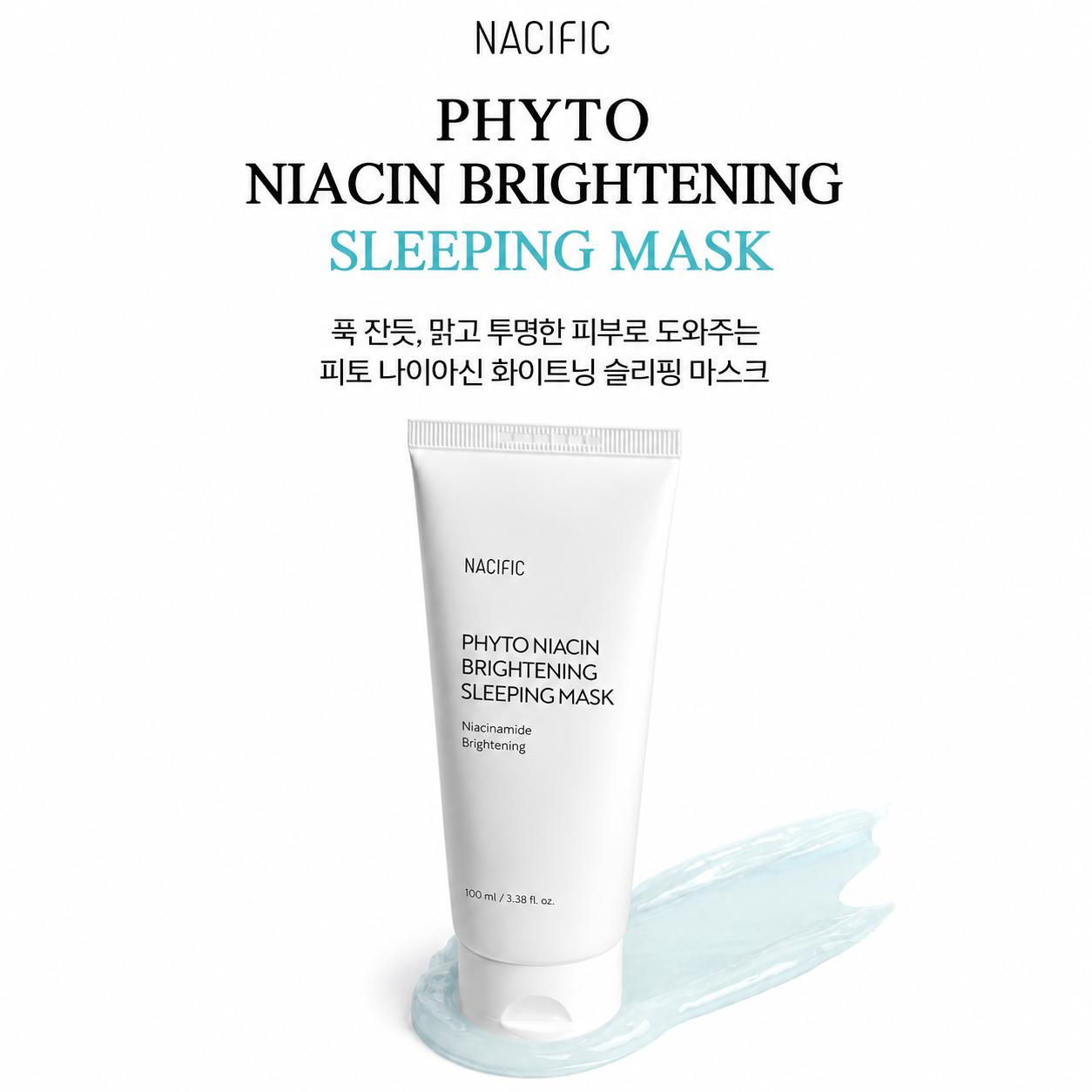 Nacific Unisex Phyto Niacin Whitening Sleeping Mask (100Ml)