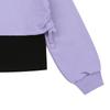 Tiffany Purple Shirring Layered T shirT  T54uaT050 