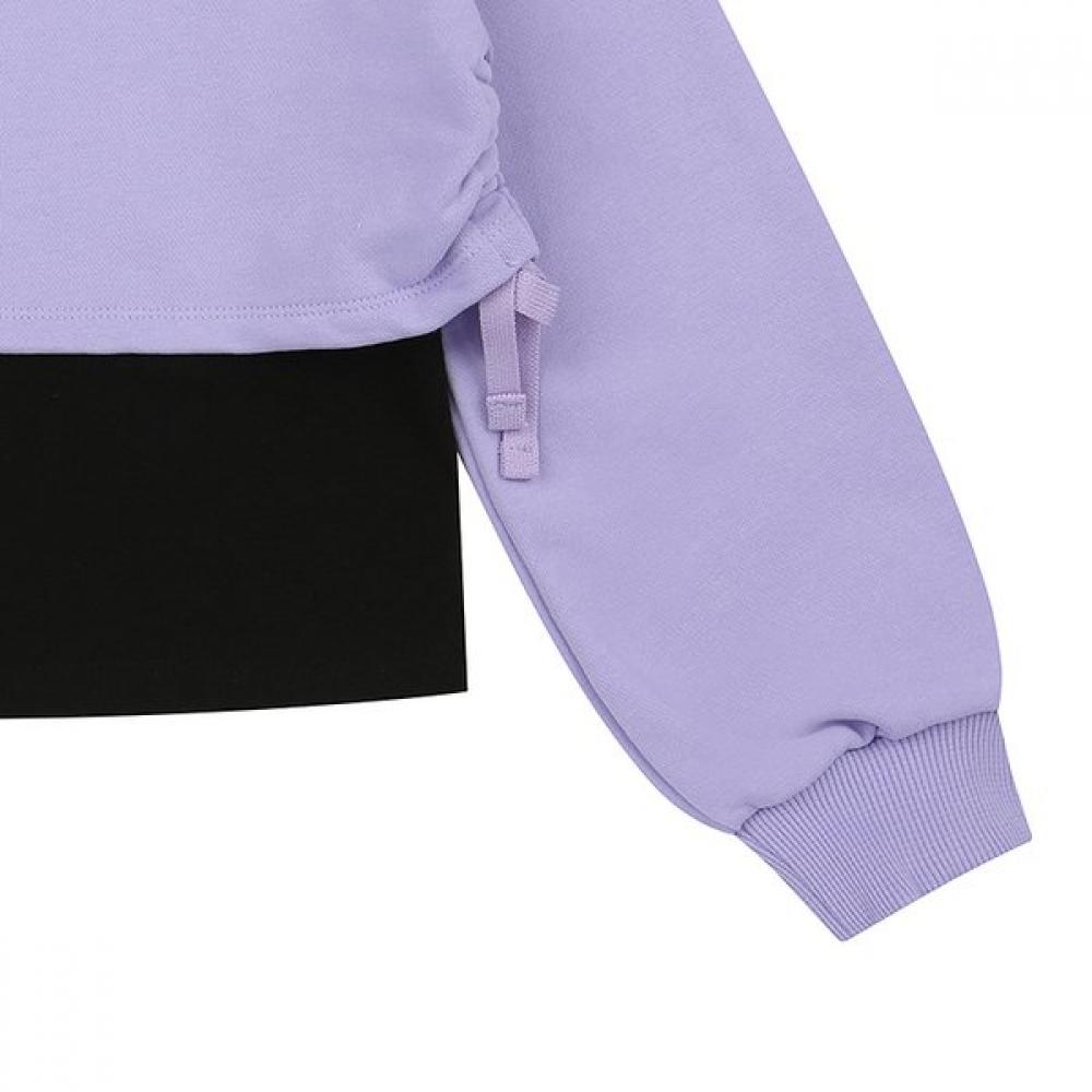 Tiffany Purple Shirring Layered T shirT  T54uaT050 