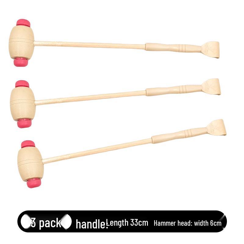 Bamboo Meridian Massage Hammer & Back Scratcher