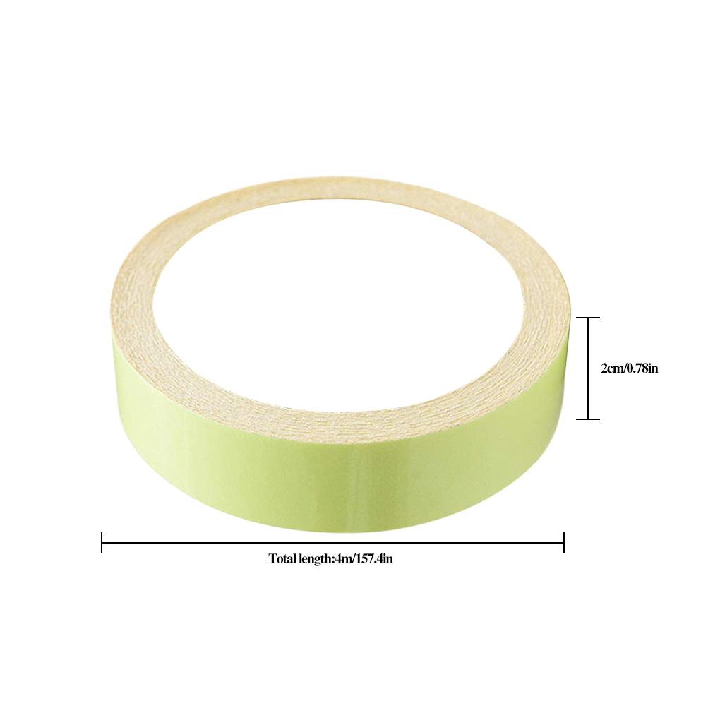 Luminous Band Self-sticking Green Reflective Tape Decorative Wall Strap Sticker