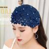 Non-slip Wide Hair Bands Hollow Hair Hoop Fashion Pearl Headband  for Women