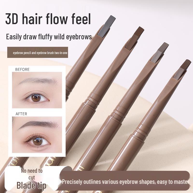 WODWOD Ultra-fine Waterproof Eyebrow Pencil: Long-lasting, Smudge-proof, Double-ended for Defined, Natural Strokes.