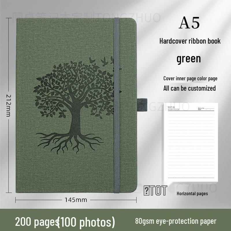 High-Value Customized A5 Notebook with Elastic Band for Business & Office