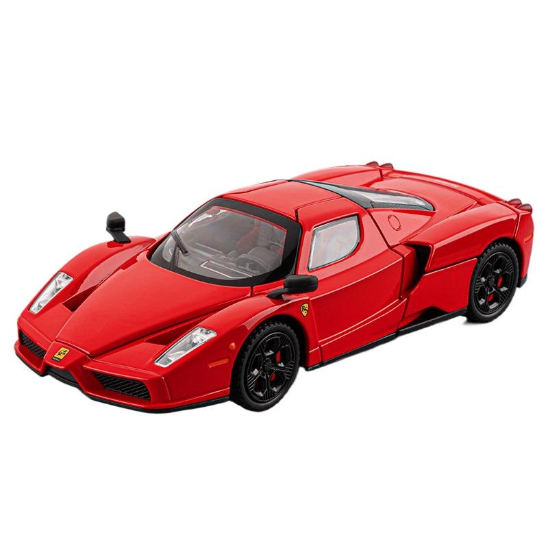 

1/32 Ferrari Enzo Суперкар Металлическая Модель Автомобиля Игрушка Литье под Давлением Металл Звук и Свет Автомобильные Игрушки для Детей Транспортное Средство красный