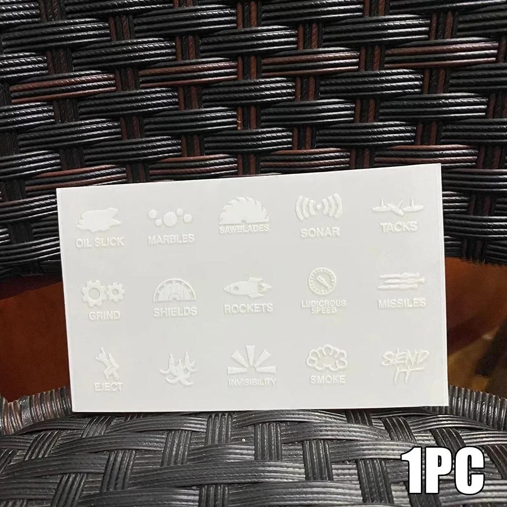 15pcs Car Door Window Button Decoration Sticker Car Dashboard trument Panel Console Switch Sticker Car Interior Accessories