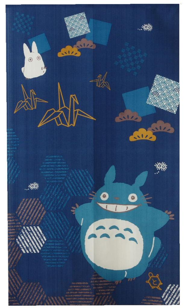 Ghibli Noren My Neighbor Totoro Crane and 85 x 150 cm Studio Ghibli Noren "Lucky Turtle" [IT-DM] Size Approx. (#9842194)