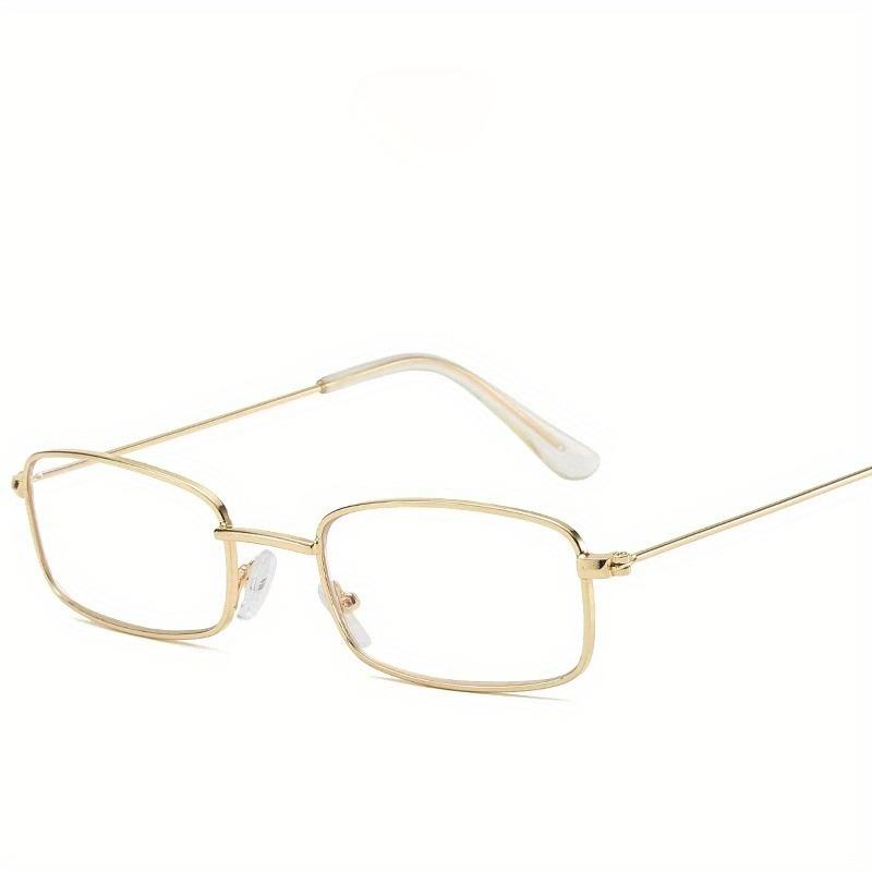 Y2K Retro Small Square Frame Glasses for Women  Lightweight Vintage Style Fashion Accessory for Casual & Formal Outfits