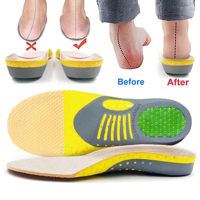 Premium Orthotic Gel Insoles Orthopedic Flat Foot Health Sole Pad For Shoes Insert Arch Support Pad For Plantar Unisex