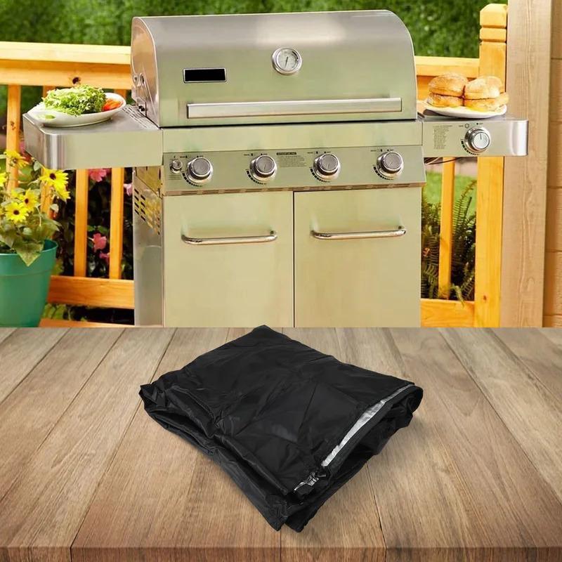 80×66×100CM Barbecue Grill Cover – 210T Waterproof Oxford Cloth, Long-lasting Grill Tools, Essential Garden Accessory