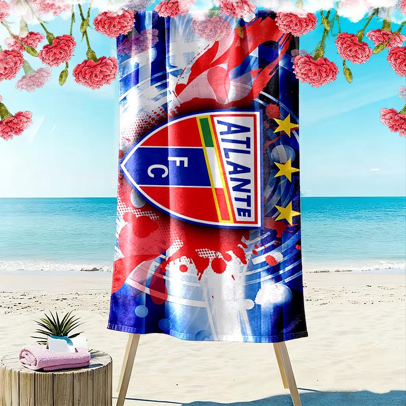 Atlante FC Print Beach Towel, Large Soft Quick Dry Towel for Beach Camping Swimming