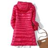 Ultralight Women Puffer Jacket Duck Down Hooded Coat Warm Windbreaker Parka for Autumn Winter Portable Female