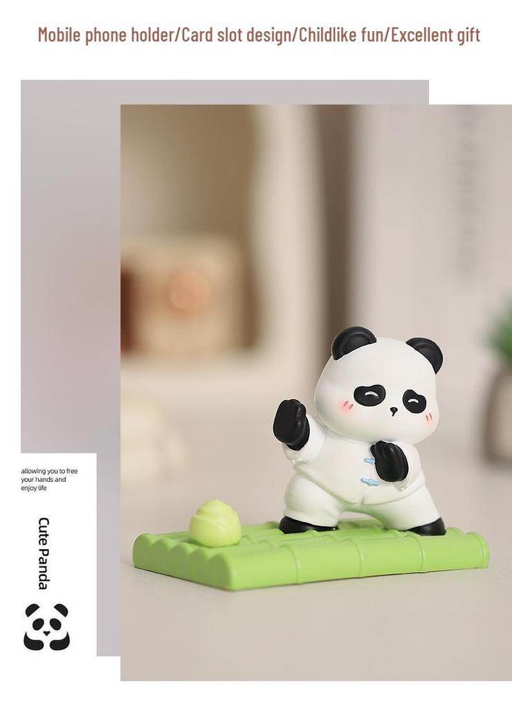 High-End Panda Phone Holder: Creative Desk Ornament and Gift