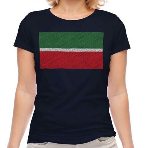 

Tatarstan Scribble Flag Women T-Shirt Gift Football Shirt XL