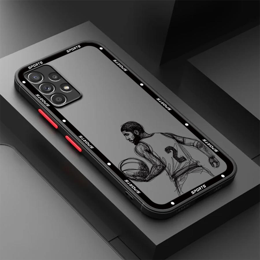 

Phone Cover Case for Samsung Galaxy A56 A55 A14 A23 A17 A52 A34 A36 A16 A15 A54 A73 A33 A35 A53 A52S A72 Cartoon Basketball Star Galaxy A26 5G