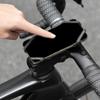 Elastic Silicone Cycling Phone Mount Nonslip Edges Secure for 4-7Inch Smartphones Vibrations Resistance