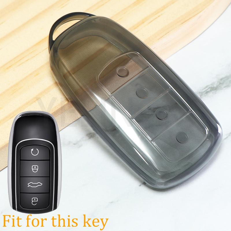 Tpu Transparent Car Remote Key Case Cover For Chery Tiggo 8Plus Tiggo 8 New 5 Plus 7Pro Max Omoda 5 C5 Accessories Protector