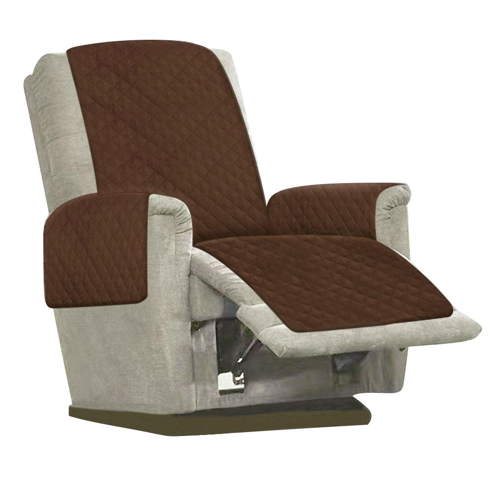 

Чехол для кресла-реклайнера, дивана, защитная пленка для мебели, полиэстеровое волокно, противоскользящий чехол для кресла с боковыми карманами, моющийся коврик для стула