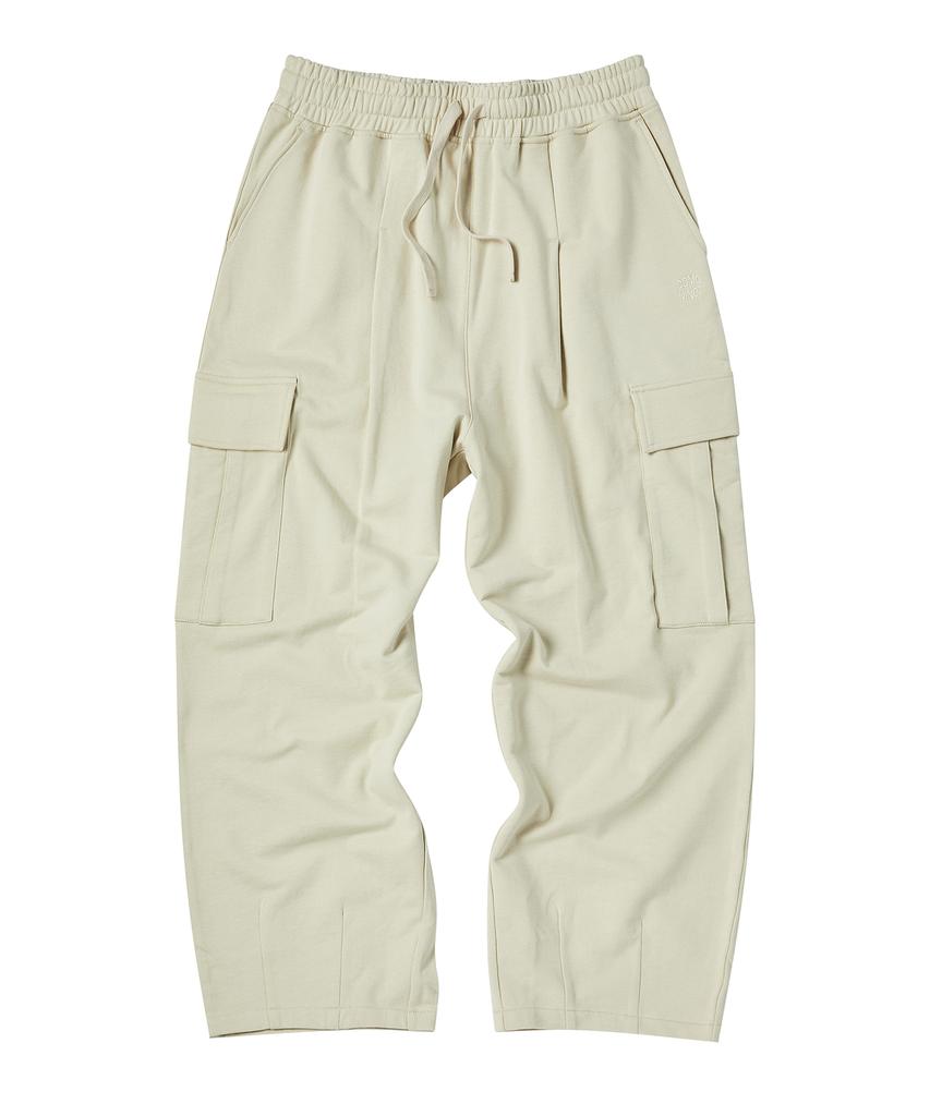 COMONINOZ Balloon Sweat Pants [Beige]