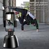 Gimbal Stabilizer 360° Rotation Ai Auto Face Tracking Phone Holder Desktop Tracking Gimbal With Remote For Vloging Live Video