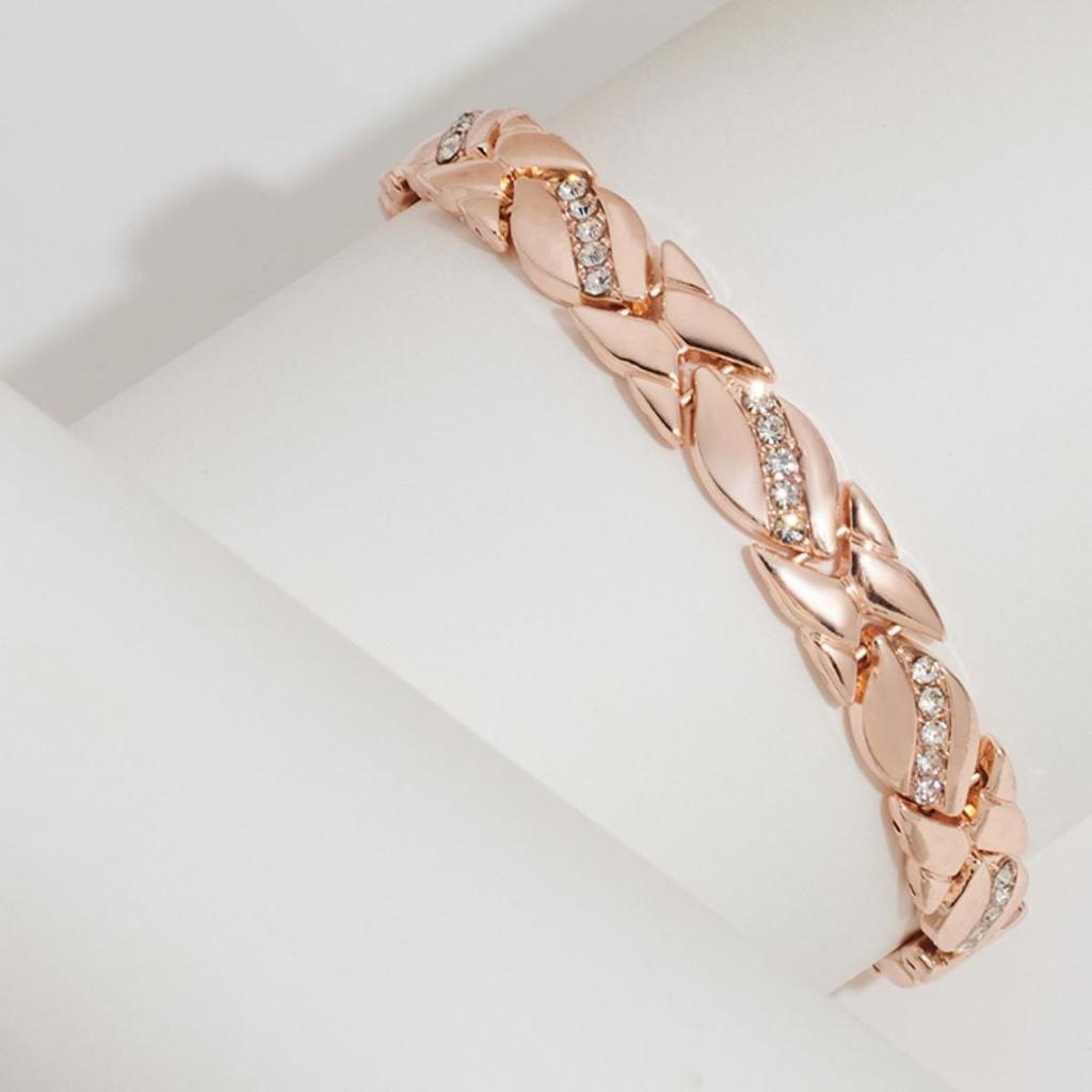 European & American Detachable Rhinestone Magnetic Energy Bracelet
