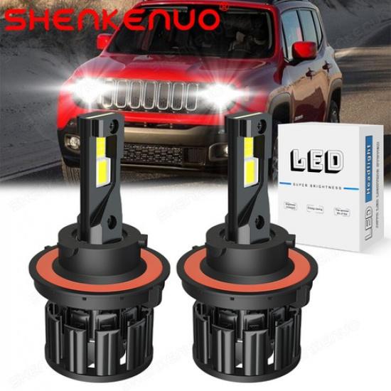 For Jeep Renegade Sport Utility 2015-2022 H13/9008 LED Headlights High Low Bulbs
