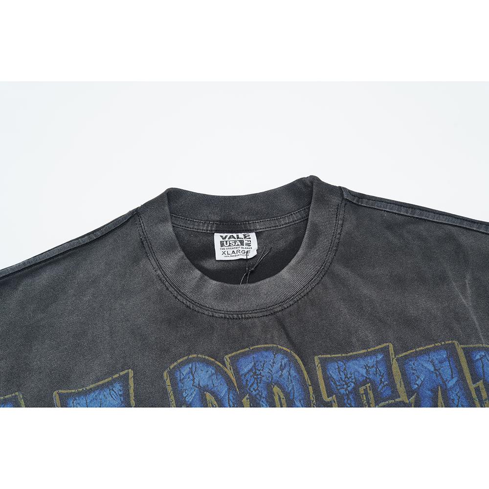 V531 Vale Forever Valley Sport VAKTHUND STOR T-SKJORTE Sommer Street Trendy T-skjorte