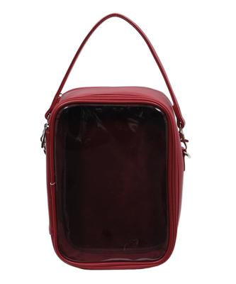 WEGO Women's Double-Faced Multi-Way Nui Pouch, Size F, Wine