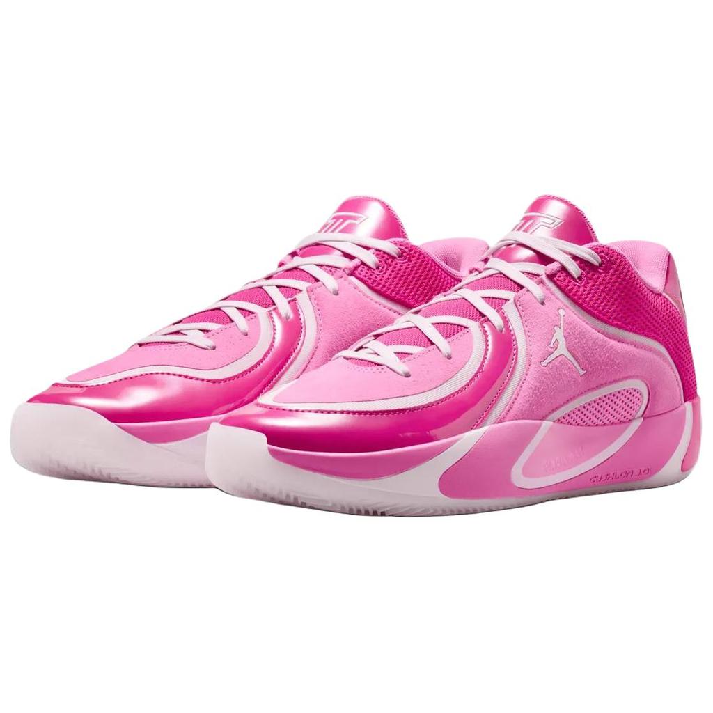 Jordan Tatum 4 PF Comfortable Fit Breathable Low Top Basketball Shoes Men Sneakers Pink White HQ4613-601