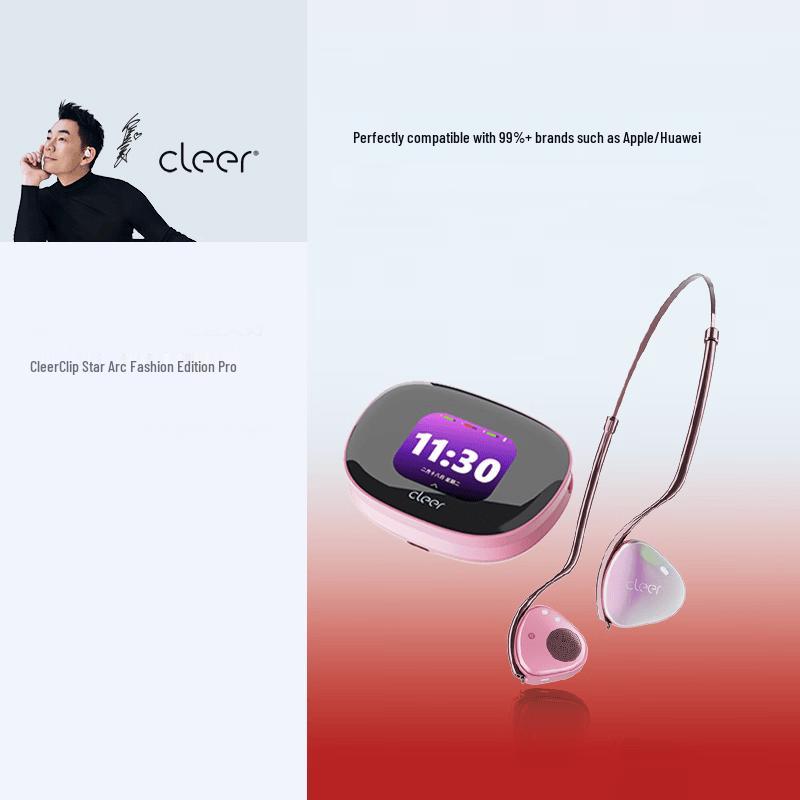 

CleerClip Starlight Arc Pro AI Bluetooth Headphones