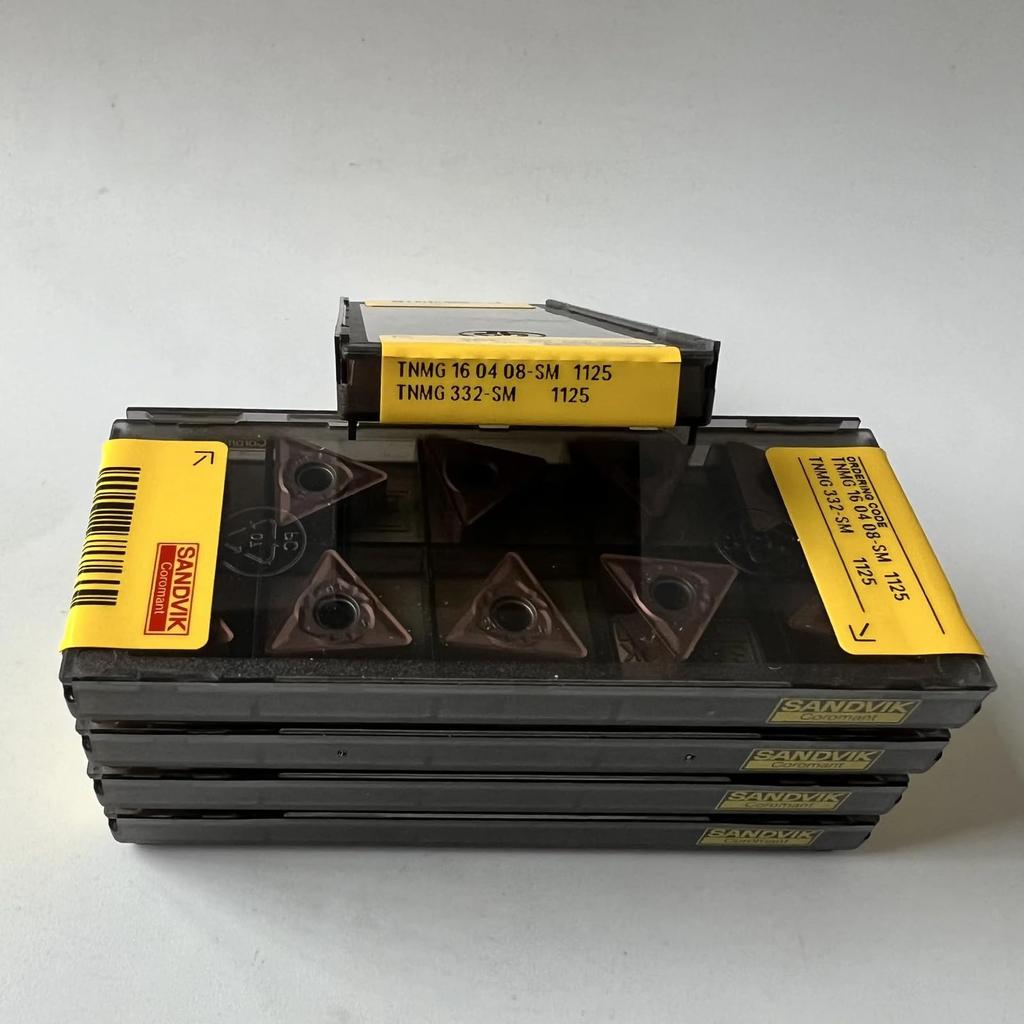 Original Sandvik / TNMG160408-SM 1125 /CNC lathe carbide blade tool 10 Pcs