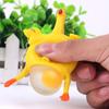 Squeeze Tricky Novelty Gadgets Halloween Gift Pranks Chickens Lay Eggs Keychain Funny Vent Toys