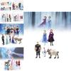 Bezauberndes Prinzessinnen-Puppenfiguren-Set mit 5 bis 10 bezaubernden Schneeköniginnen-Figuren für Kinder