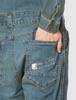 Denim Size Vintage 3L [Eyes Frontier] Men's Overalls, 17, Blue,
