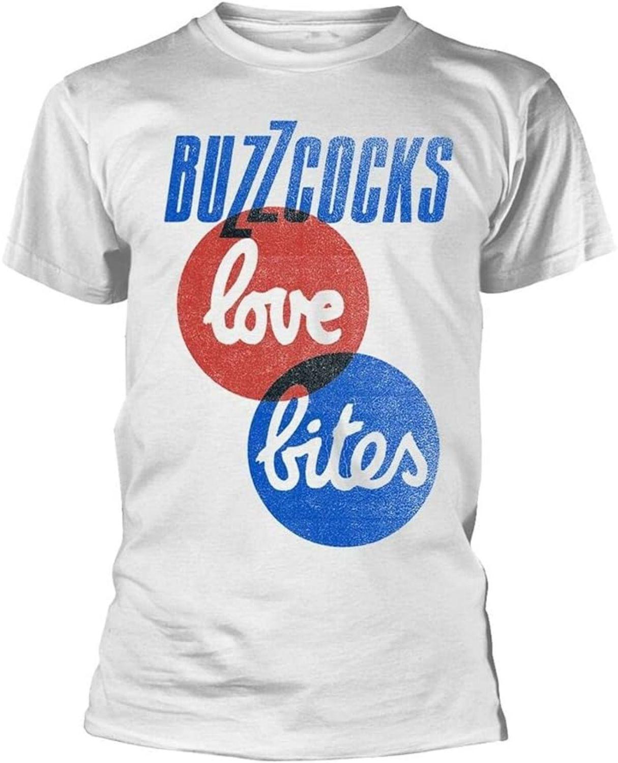Buzzcocks Love Bites Circles Graphic T-Shirt S белый
