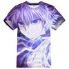 Hot Japansk Anime Hunter X Hunter 3D-trykket Gutter Jenter Streetwear Casual Mote T-skjorte Harajuku Unisex T-skjorte Barn Topp Klær