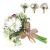 Artificial Bridal Bouquet Wedding Bride Holding Flower Decoration for Wedding Ceremony Anniversary P