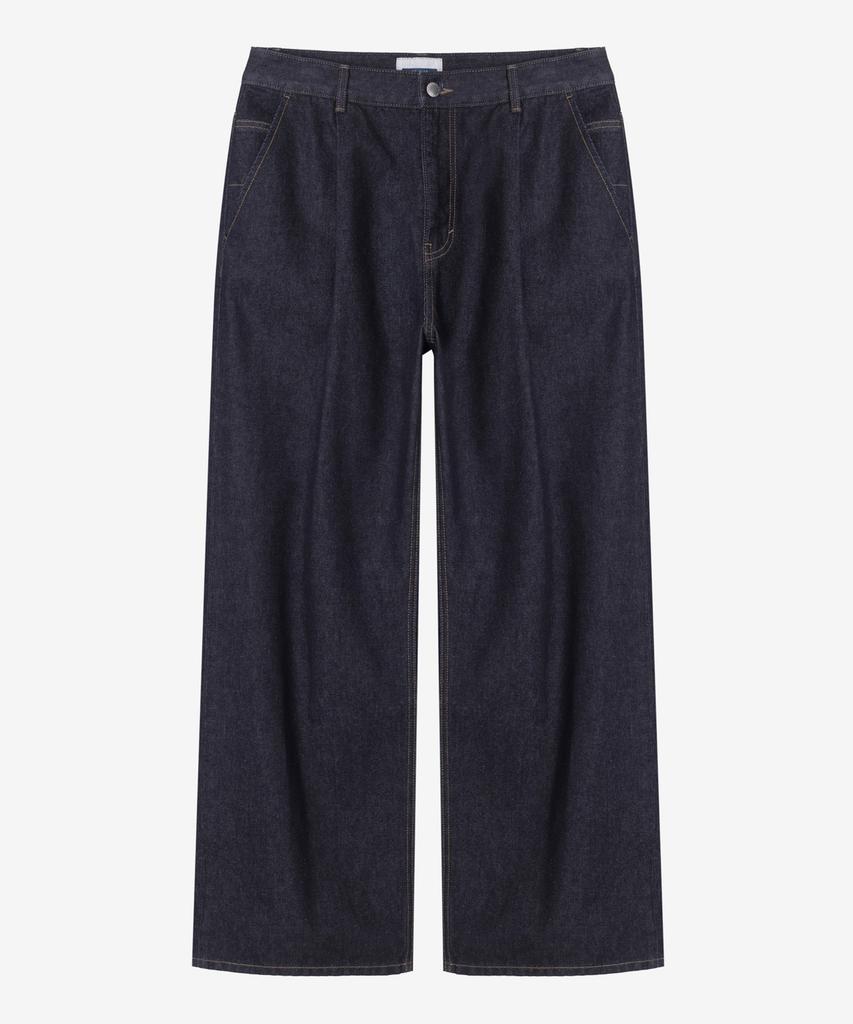 MINDBRIDGE Wide One-Tuck Low Denim Pants Mydp6154