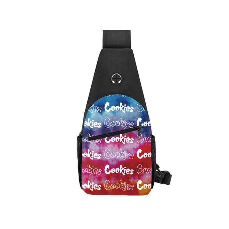 Cook Men'S Crossbody Bag Breast Bag Simple Luggage Oxford Cloth Fashion Waterproof Shoulder Backpack Tide Ins