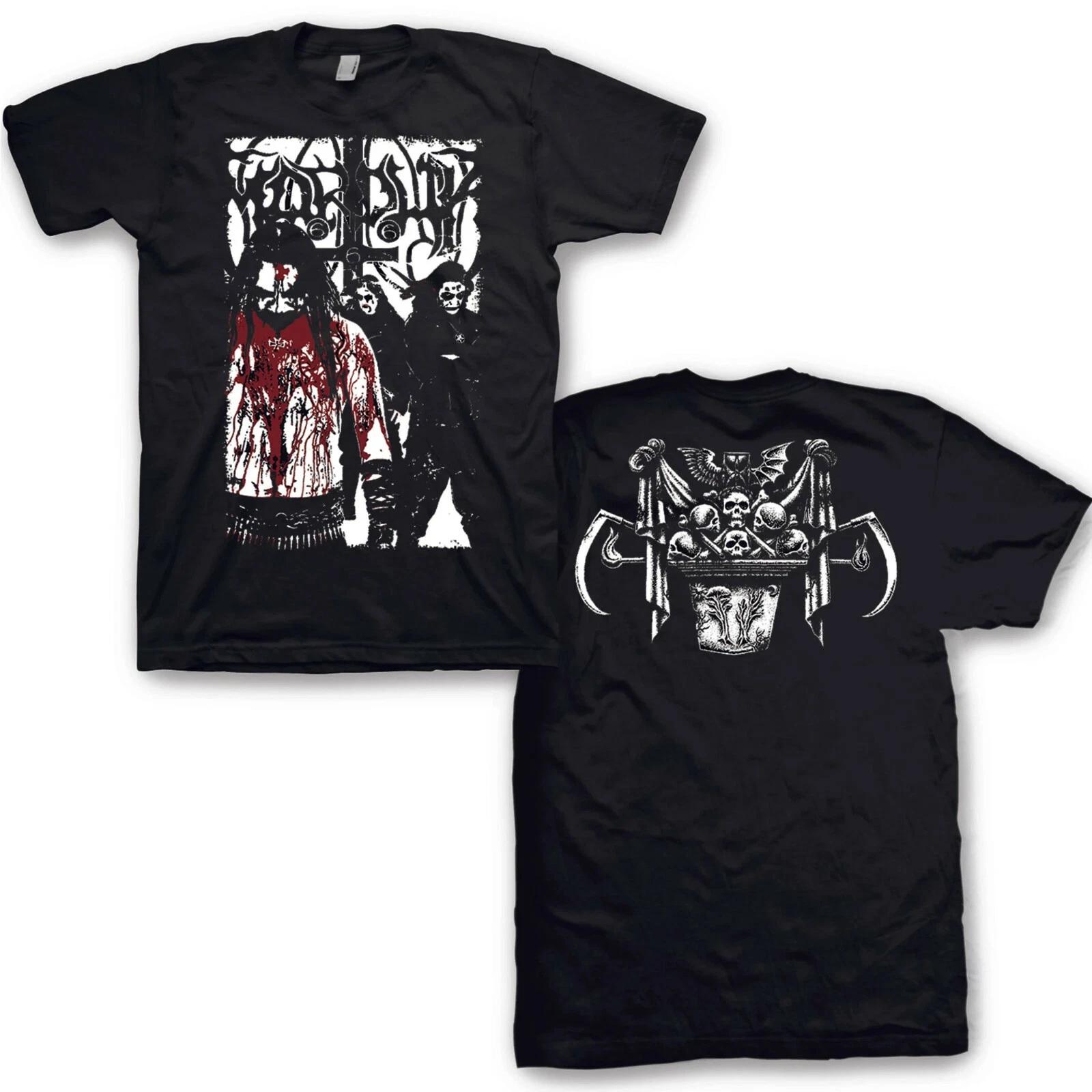 MARDUK cd cvr BLOODY BAND PHOTO Official SHIRT XL New nocturne unlight nightwing 2XL