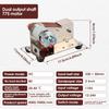Mini Belt Sander US 15 Degree Stainless Steel Electric Belt Grinder 7 Adjustable Speed Electric Polishing Sanding Machine
