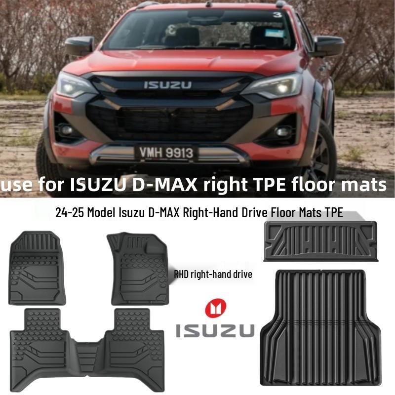 Isuzu D-MAX (2024-25) RHD Trunk Mat - Full TPE Rear Bed Mat