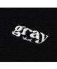 GRAYBLVD Glow Open Collar Knit Short Sleeve Gkbst32 (Black)