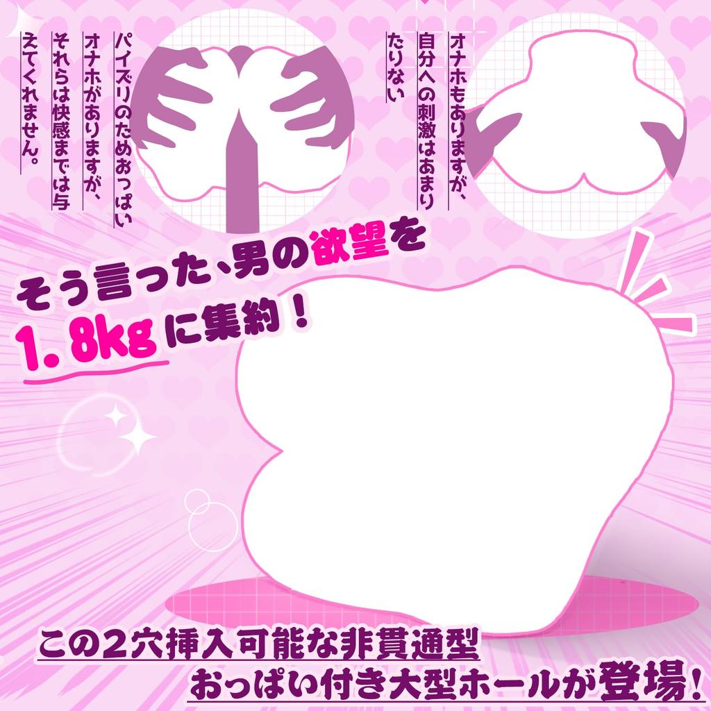 Fuck 2 Adult Toy Desire is Concentrated in Popular Masturbation Toy for Reusable Adult Tight Sex Toys for Stationary Large [Titty + Holes] Onahole,