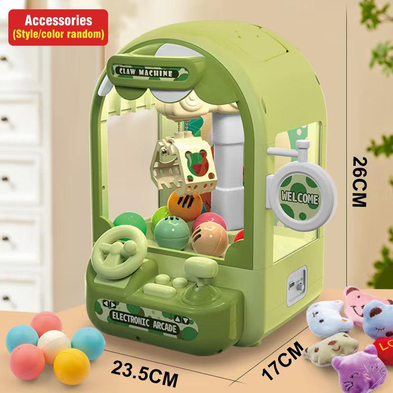 Large Claw Machine Lights Music Ball Candy Machine Plush Toy Twisting Egg Machine Boys Girls Toys Parent-Child Party Game  Gifts