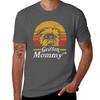 Retro Vintage Brussels Griffon Mommy TShirt Plus Size Basic Cotton TShirt