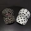American Retro Polka Dot Cap Children's Summer Thin Breathable Sunshade Sun Protection Versatile Face Small Baseball Cap Tide