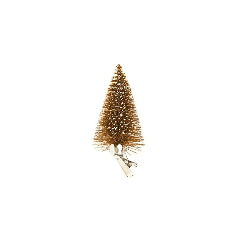 

Simulated Small Christmas Tree with Clip Mini Christmas Tree Pine Needle Tree золотий