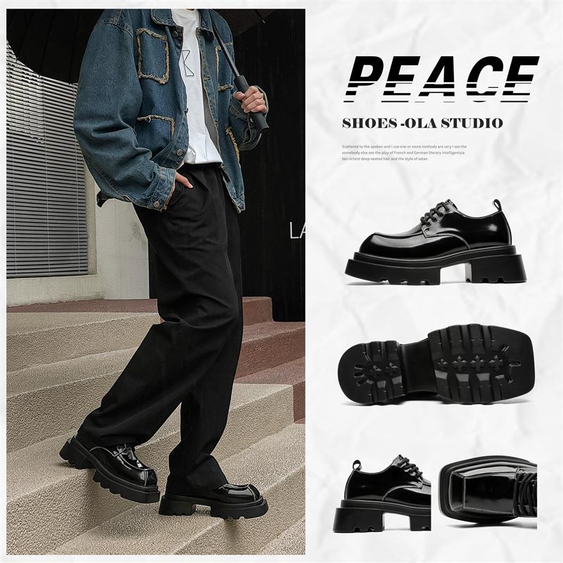 Fashion Men's Loafers Luxury Brand Leather Dress Shoes Breathable Slip-On Solid Formal Casual Shoes Handmade Designer Men Shoes Mocassin